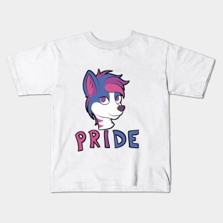 Bi Pride - Furry Mascot Kids T-Shirt